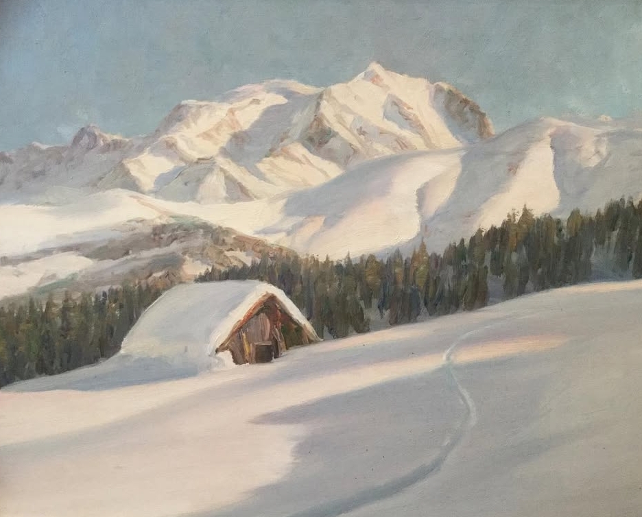 ange abrate le mont blanc depuis olympique rochebrune megève sallanches