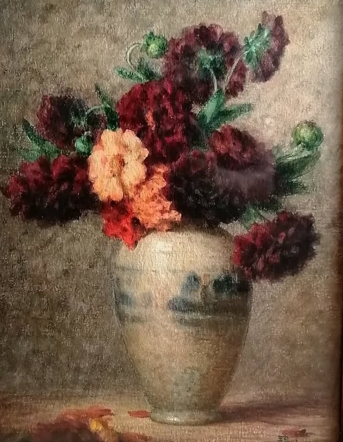 ernest filliard bouquet de dahlias