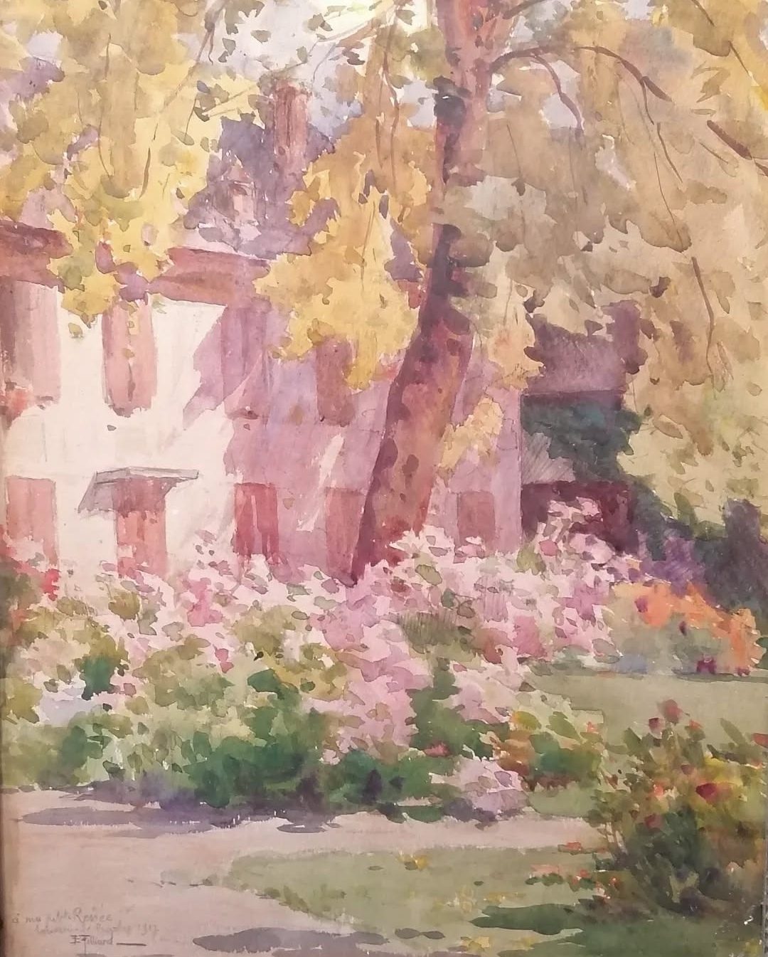 ernest filliard maison à barby 1917