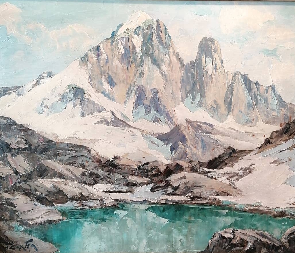 francis cariffa le lac blanc les drus et les aiguilles vertes