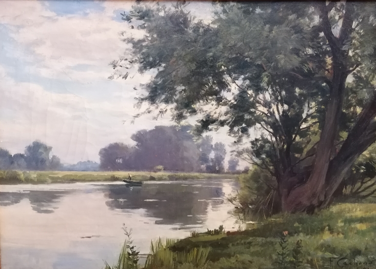 françois charles cachoud le canal de saviere 1899