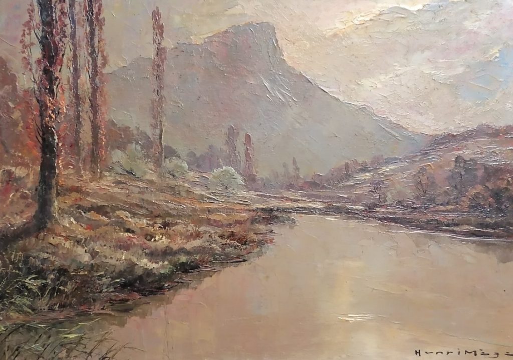 henri mège le lac saint andré par un air d'automne