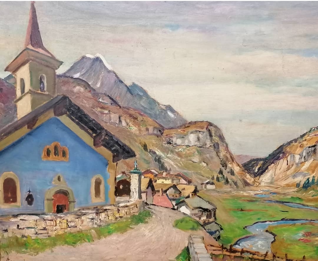 joseph victor communal le village de tigne, septembre 1949