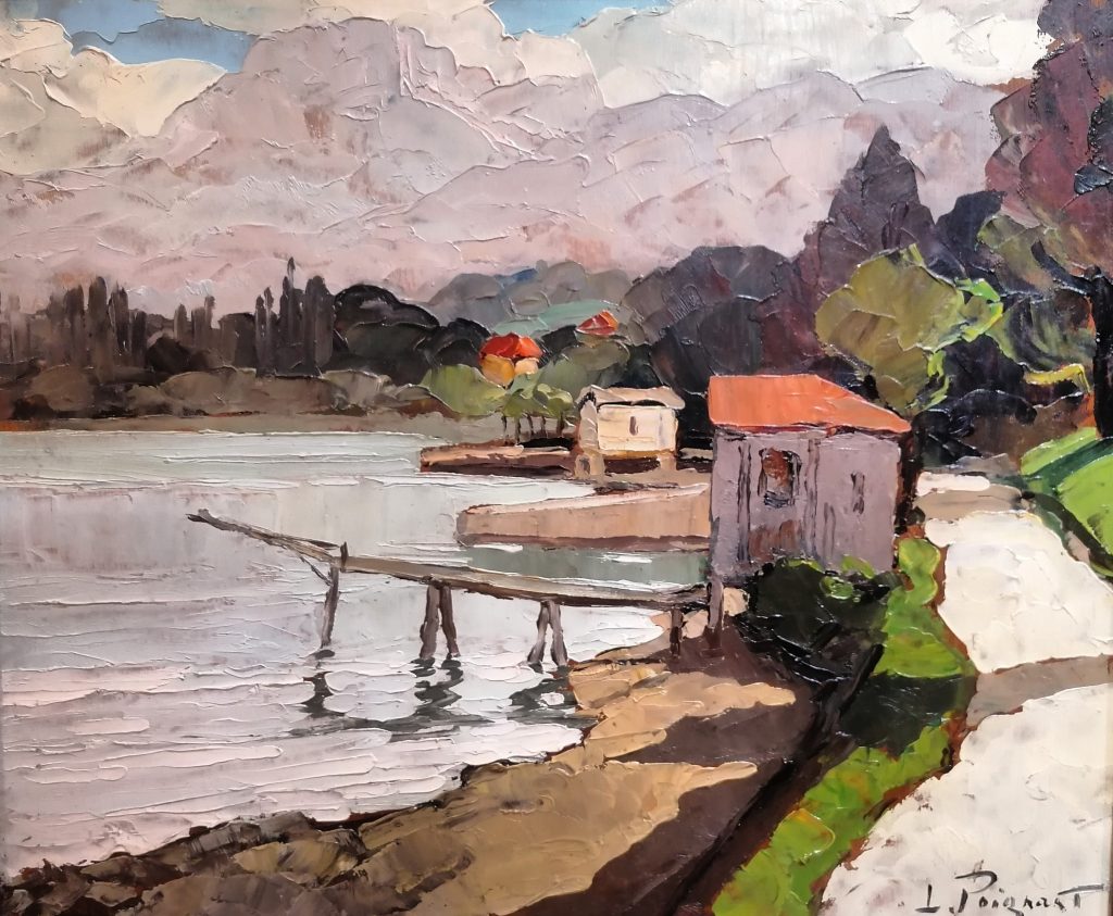 lucien poignant le lac du bourget